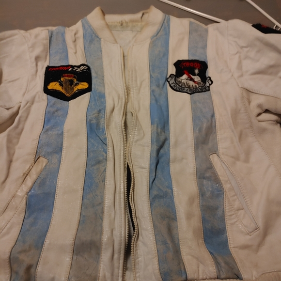 Vintage troop 1989 leather jacket - Picture 3 of 6